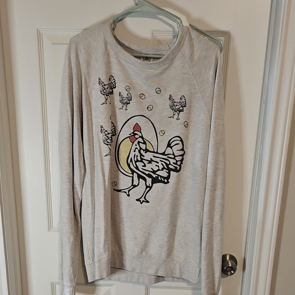 Delta Fleece Light Gray Sweatshirt